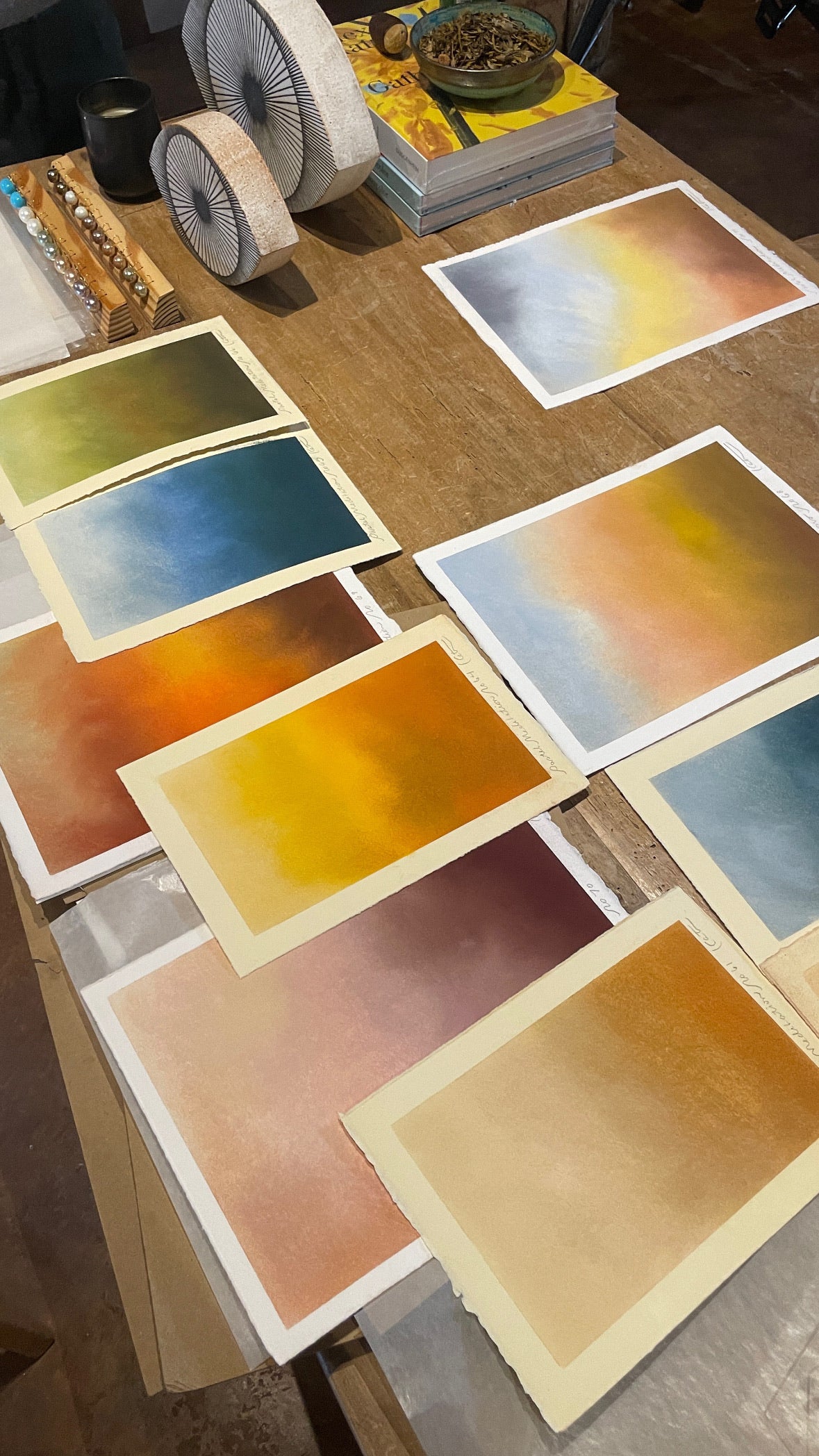 Pastel blended backdrops